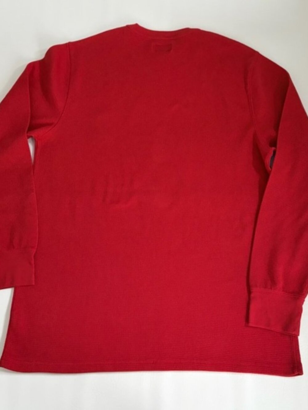 Polo Ralph Lauren Men’s Shirt Bear Red Crew Neck Long Sleeve Thermal Top XL - Picture 4 of 12